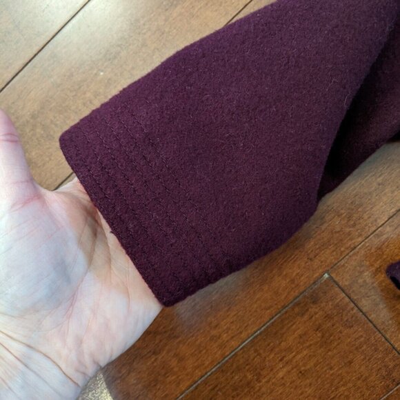 Moschino cheap and chic burgundy women's wool blazer in size 6 - Picture 7 of 14